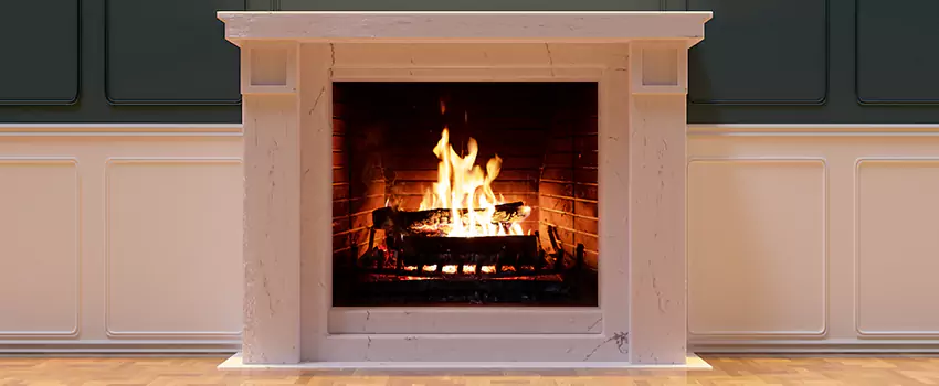 Decorative Electric Fireplace Installation in Fallbrook, California