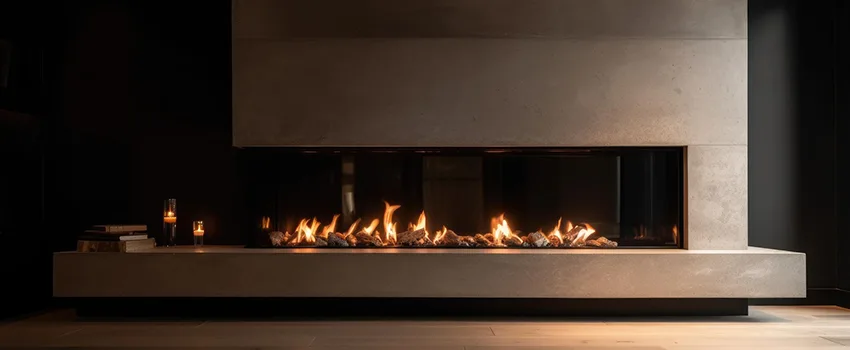 Gas Fireplace Ember Bed Design Services in Fallbrook, California