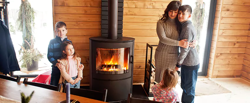 Morso Cast Iron Fireplace Insert Installation in Fallbrook, California