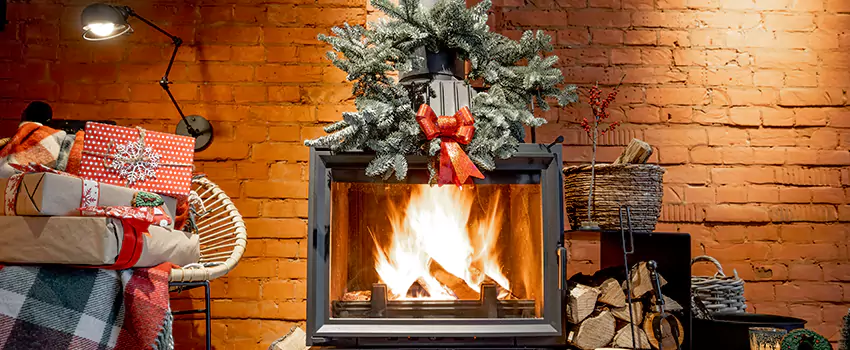Travis Industries Linear Gas Fireplace Installation in Fallbrook, California