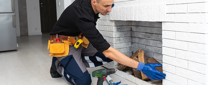 Fireplace Damaged Damper Frame Repair Services in Fallbrook, California
